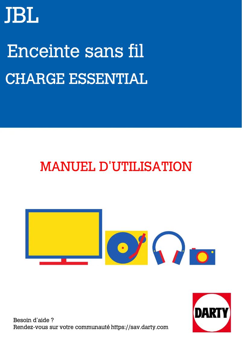 Page n°1 - Manuel utilisateur JBL Charge Essential