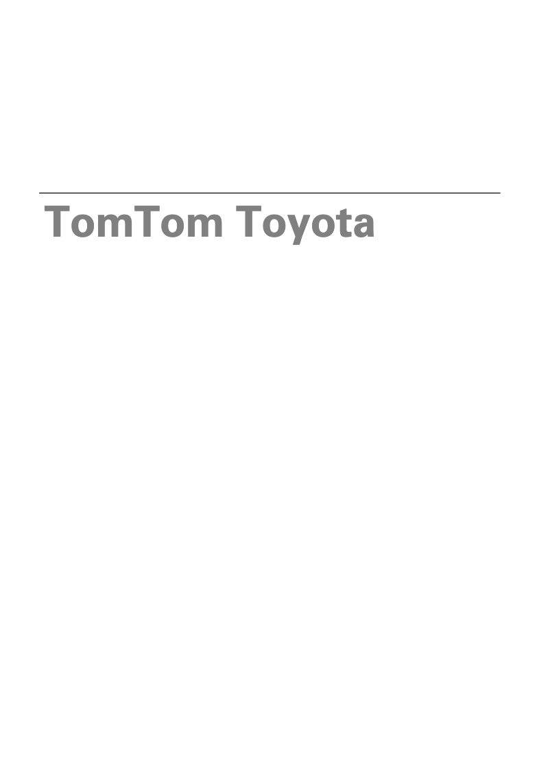 Image de la première page du manuel de l'appareil Toyota TNS410