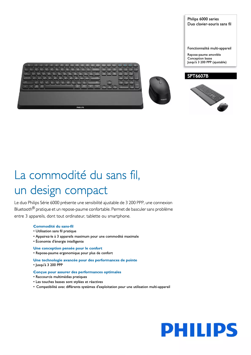 First page image of the manual for SPT6607B