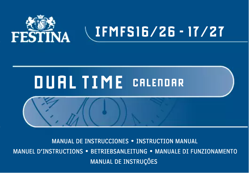 Page 1 de la notice Manuel utilisateur Festina Prestige F16898