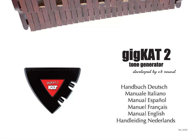 Page 1 de la notice Manuel utilisateur KAT gigKAT 2