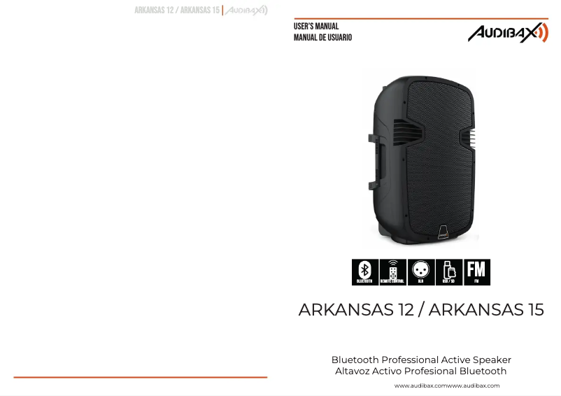 Page n°1 - Manuel utilisateur Audibax Arkansas 12
