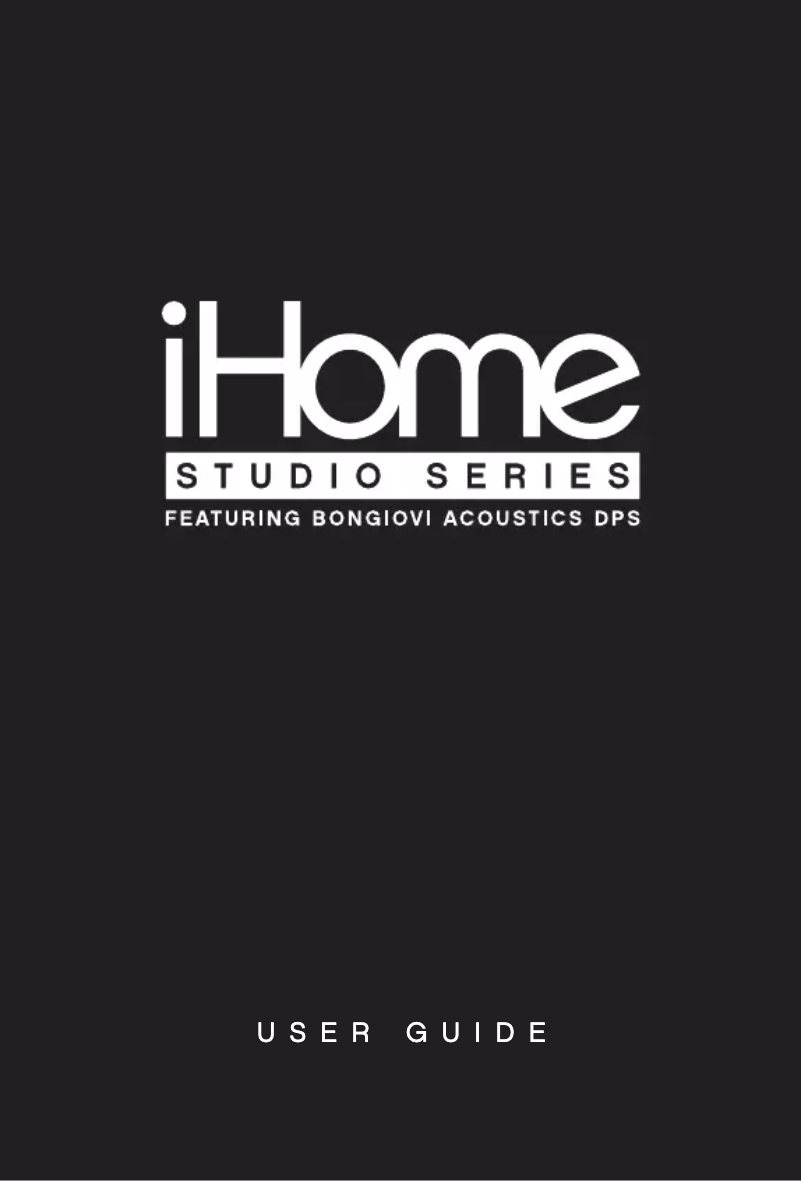 Página 1 del manual Manual de usuario iHome iP1