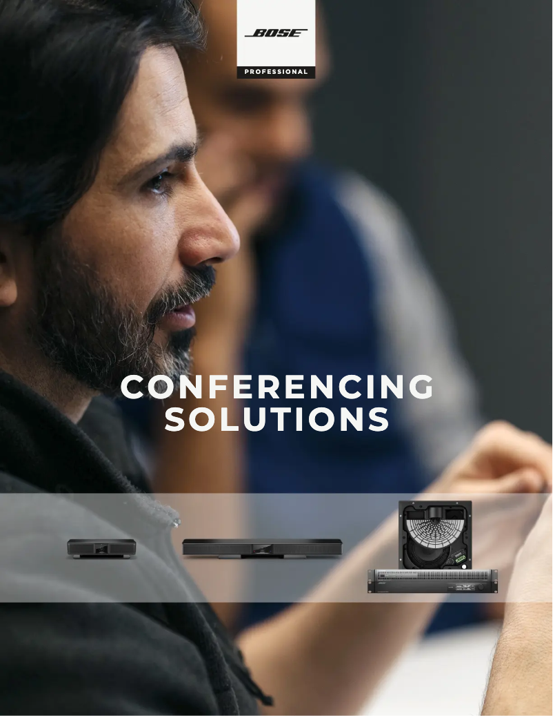 Page 1 de la notice Brochure Bose ControlSpace EX-12AEC