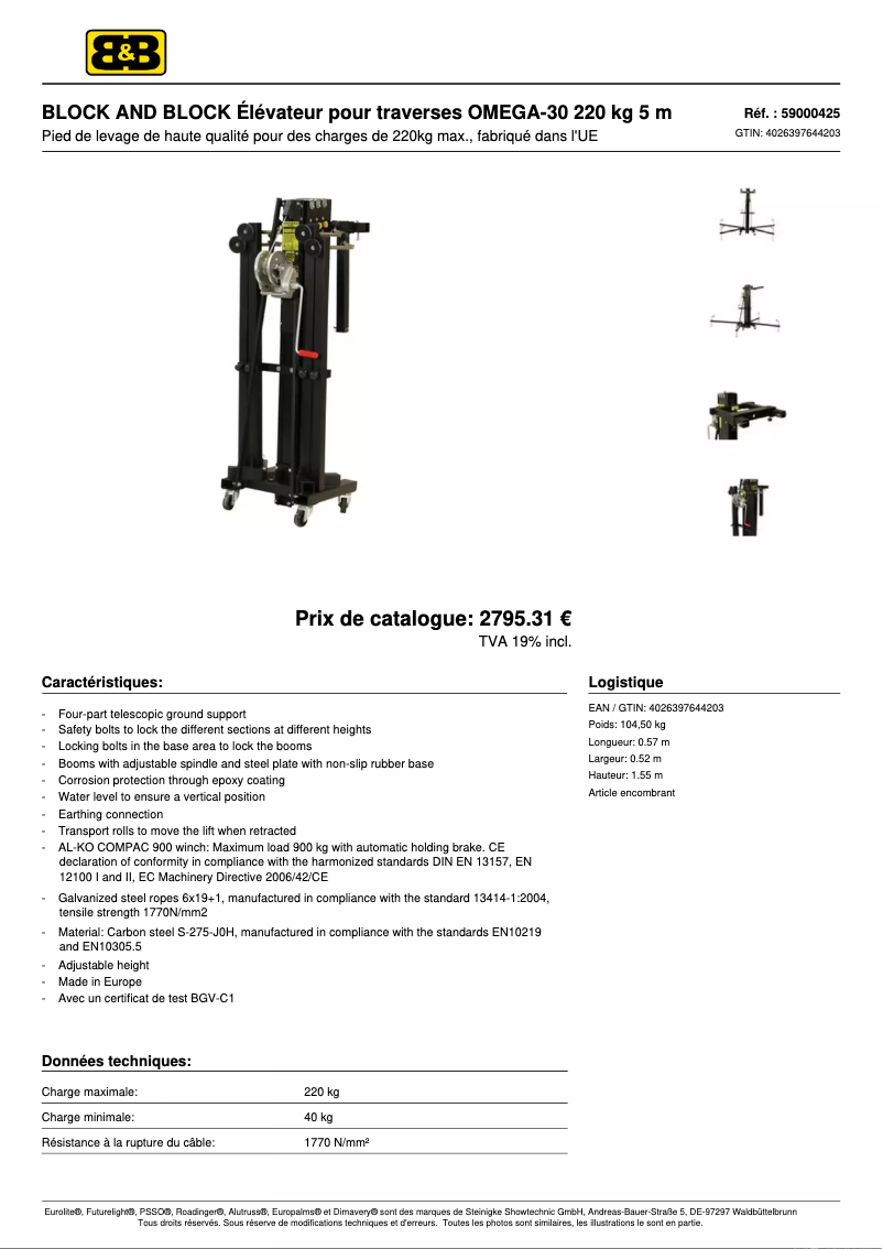 Image de la première page du manuel de l'appareil OMEGA-30