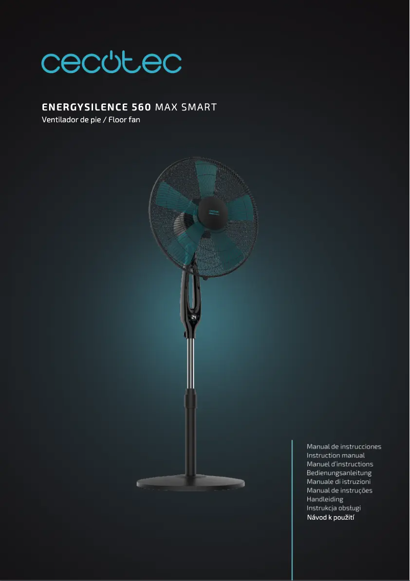 Page 1 de la notice Manuel utilisateur Cecotec EnergySilence 560 Max Smart