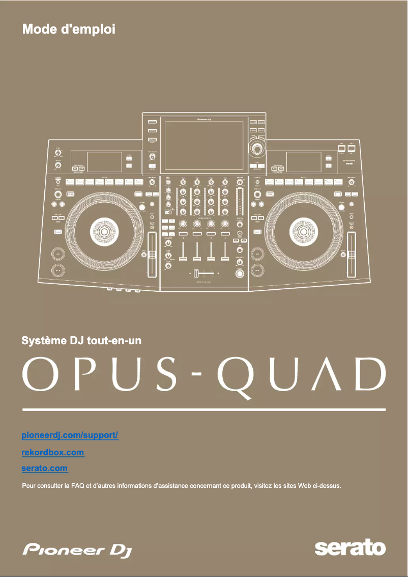 Image de la première page du manuel de l'appareil OPUS-QUAD