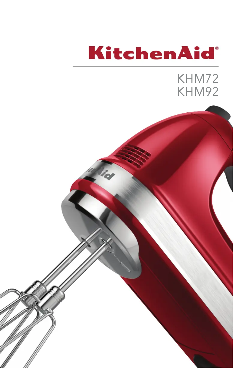 Página 1 del manual Manual de usuario KitchenAid KHM7212QGA