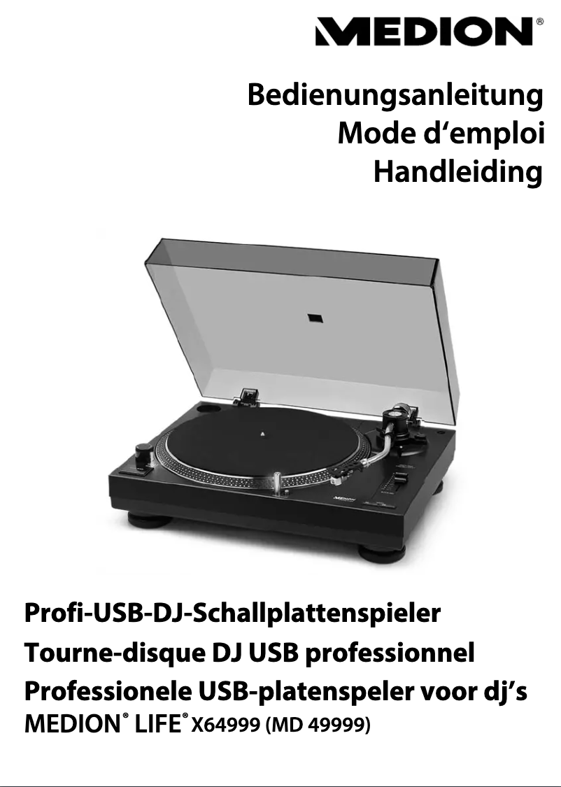 Page 1 de la notice Manuel utilisateur Medion LIFE X64999 (MD 49999)