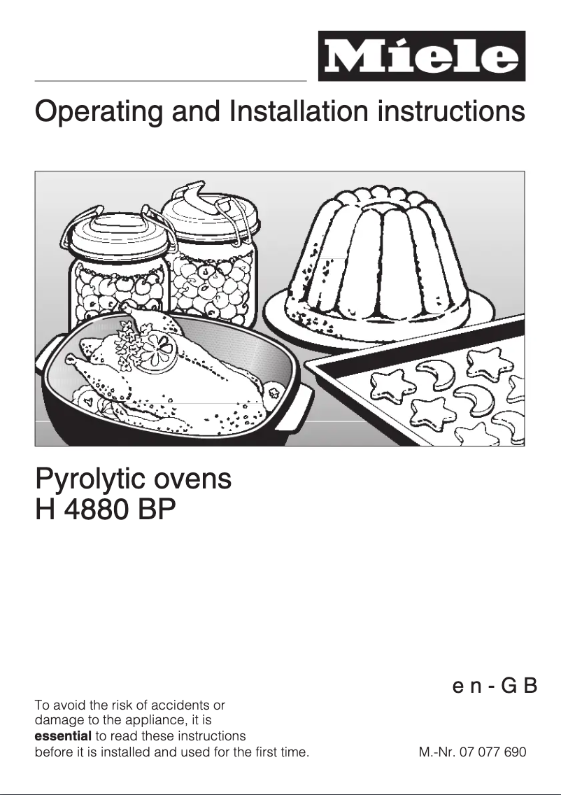 Page 1 de la notice Manuel utilisateur Miele W 377 WPS