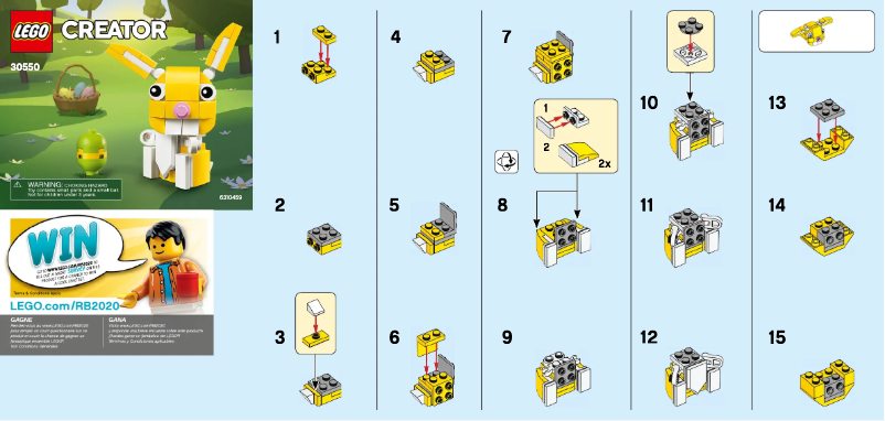 Página 1 del manual Manual de usuario Lego Creator 30550