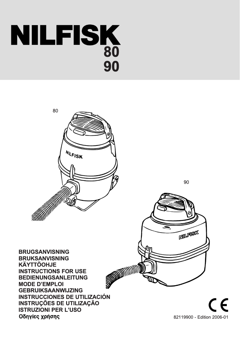 Image de la première page du manuel de l'appareil GS 90 S