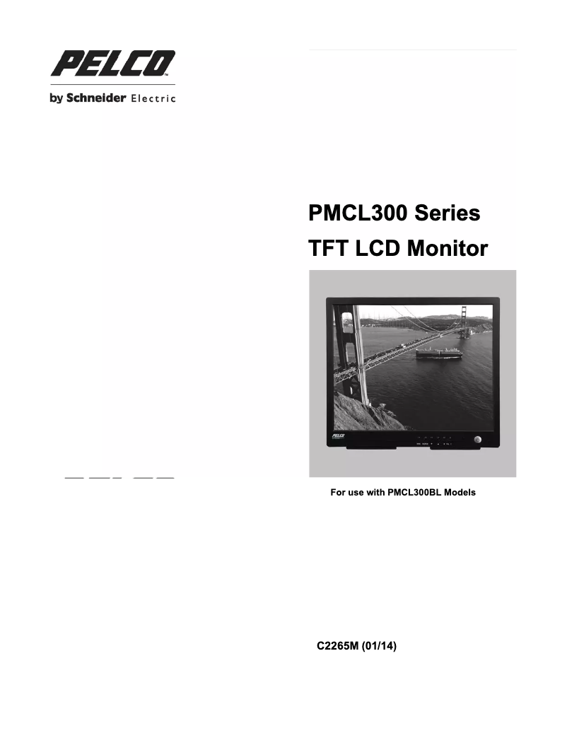 Página 1 del manual Manual de usuario Pelco PMCL317BL