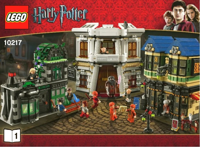 Page n°1 - Manuel utilisateur Lego Harry Potter 10217