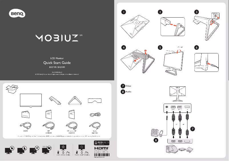 Image de la première page du manuel de l'appareil Mobiuz EX2510S