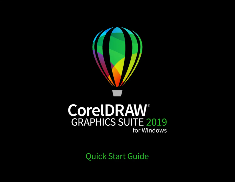 Page n°1 - Guide de démarrage rapide Corel Draw 2019