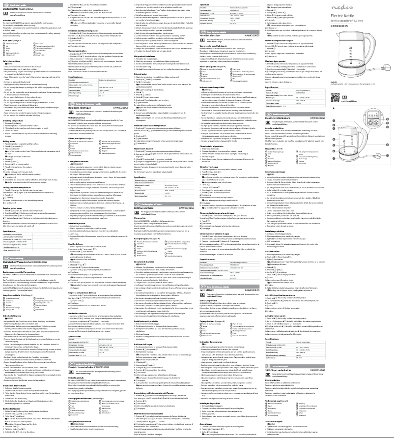 Image de la première page du manuel de l'appareil KAWK320EGS