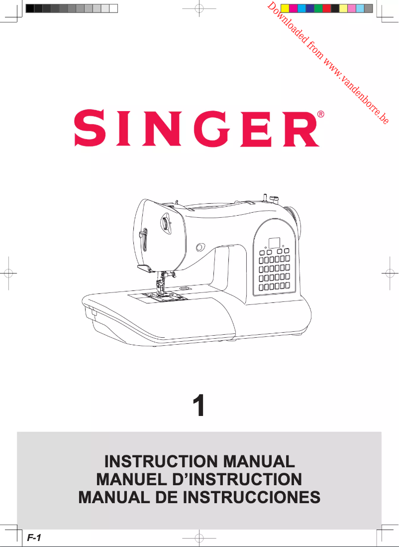 Image de la première page du manuel de l'appareil F One