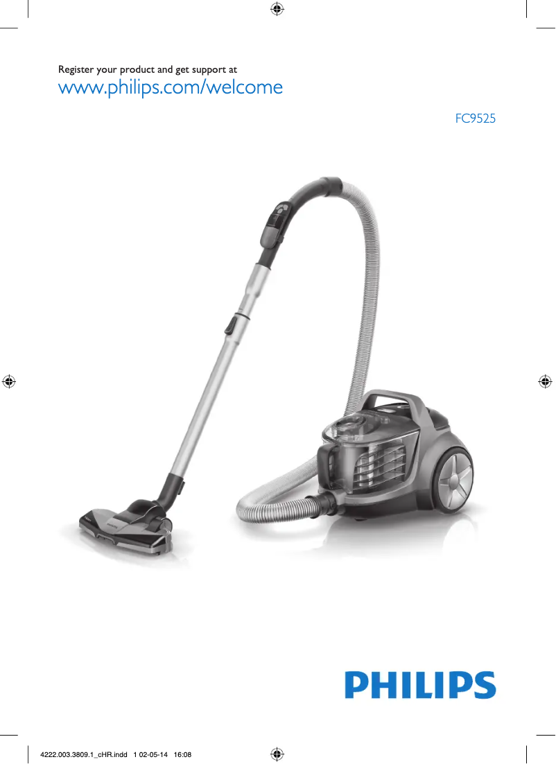 Imagen de la primera página del manual del dispositivo PowerPro Active FC9525