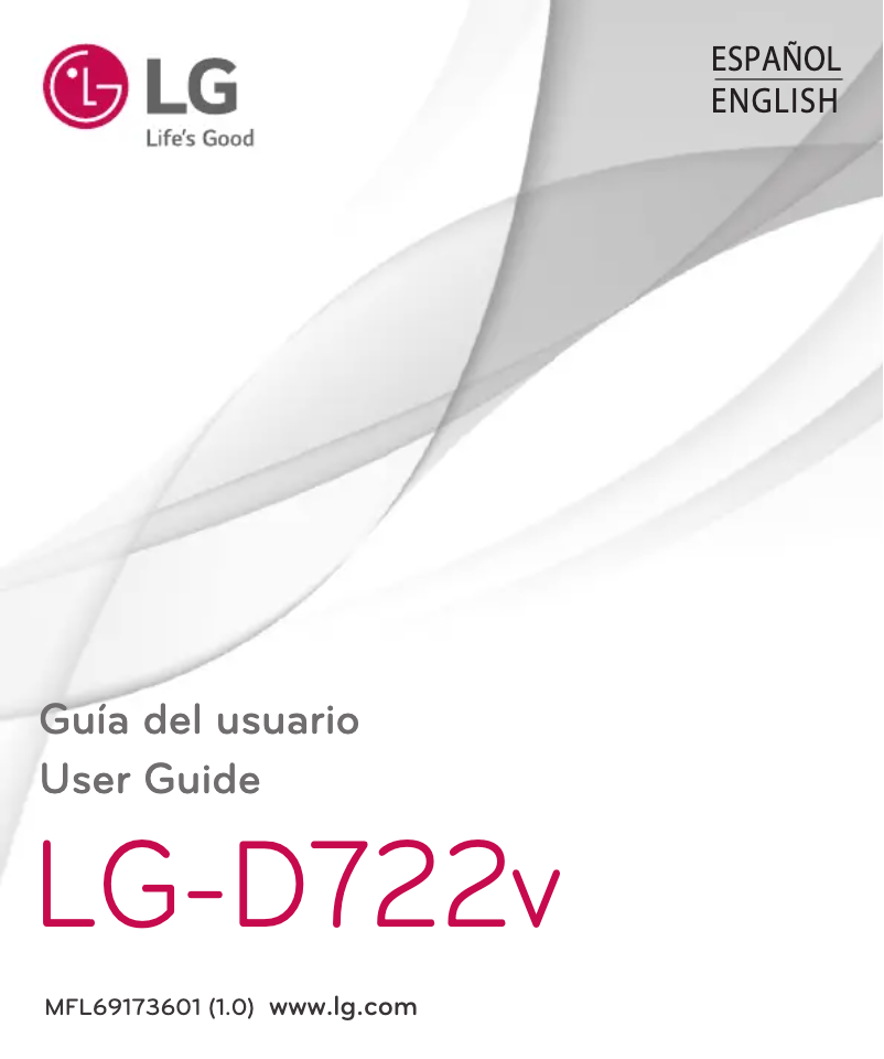 Page 1 de la notice Manuel utilisateur LG LG-D722V