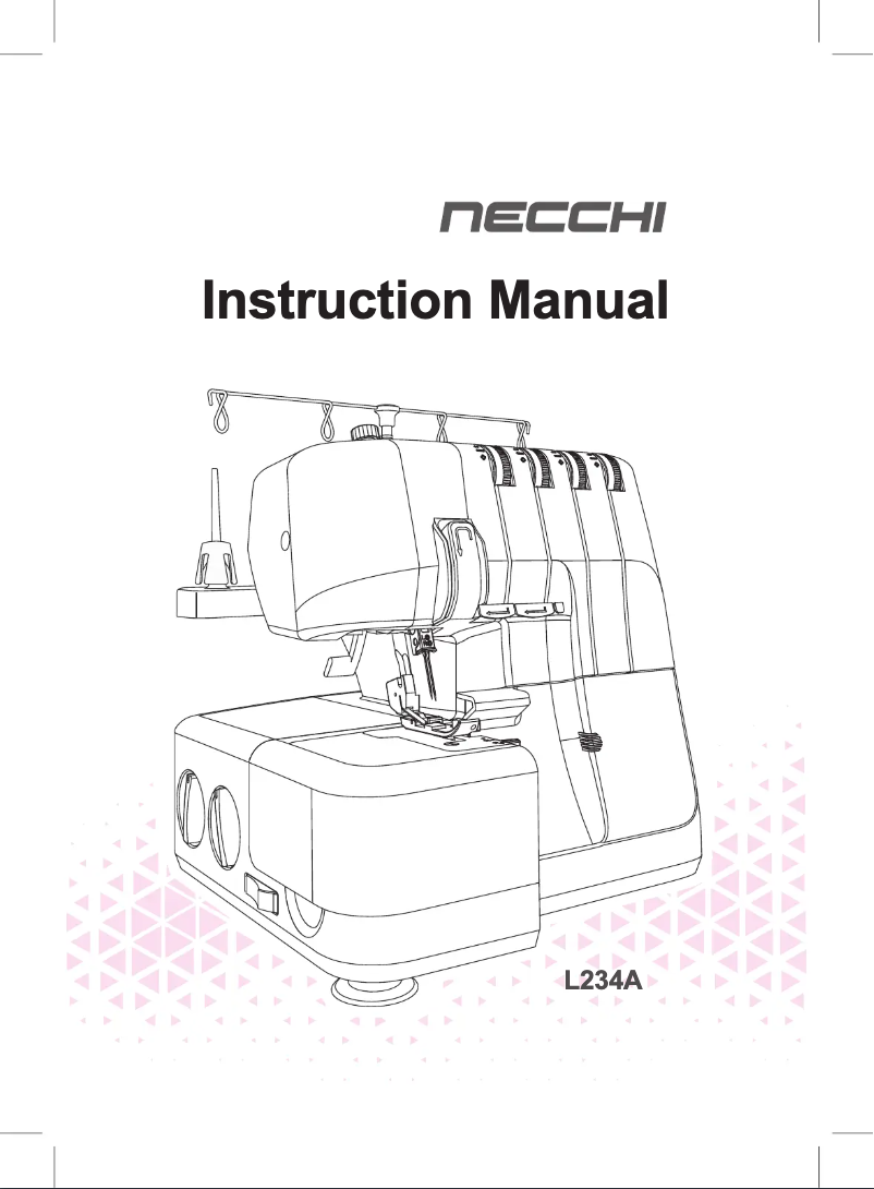 Page n°1 - Manuel utilisateur Necchi L234A