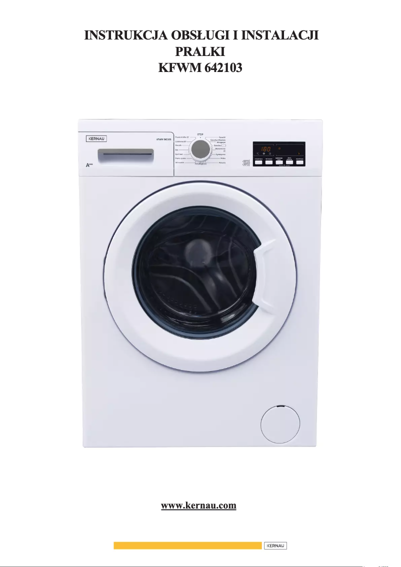 Page 1 de la notice Manuel utilisateur Kernau KFWM 642103