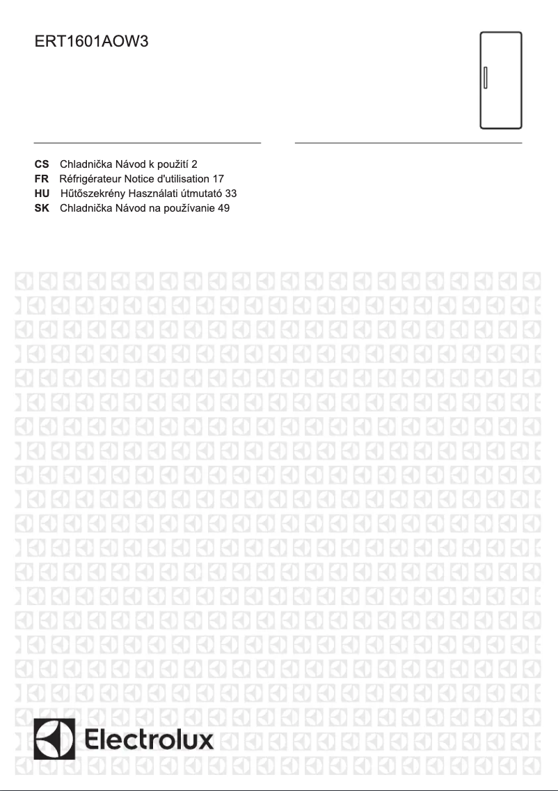 Página 1 del manual Manual de instrucciones Electrolux ERT1601AOW3