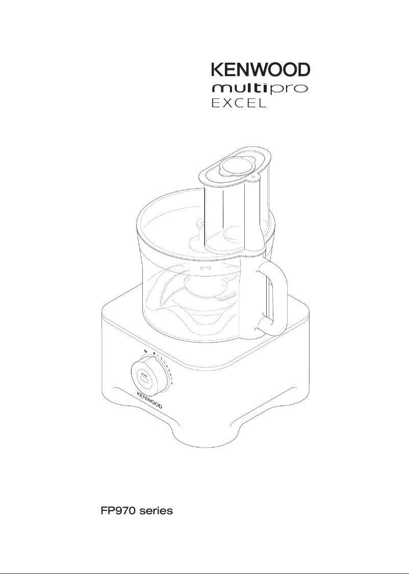 Page n°1 - Manuel utilisateur Kenwood FP970