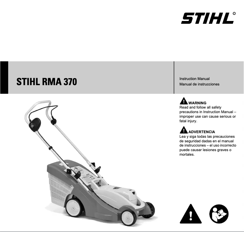 Page 1 de la notice Manuel utilisateur Stihl RMA 370