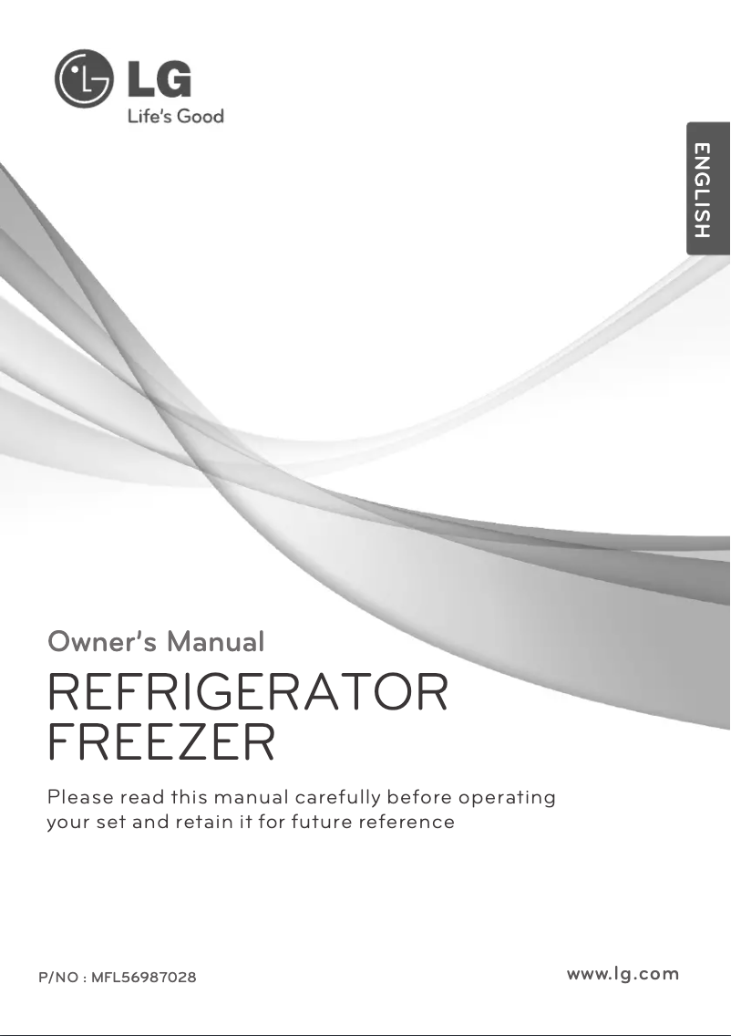 Page n°1 - Manuel utilisateur LG GN-V312RLCA
