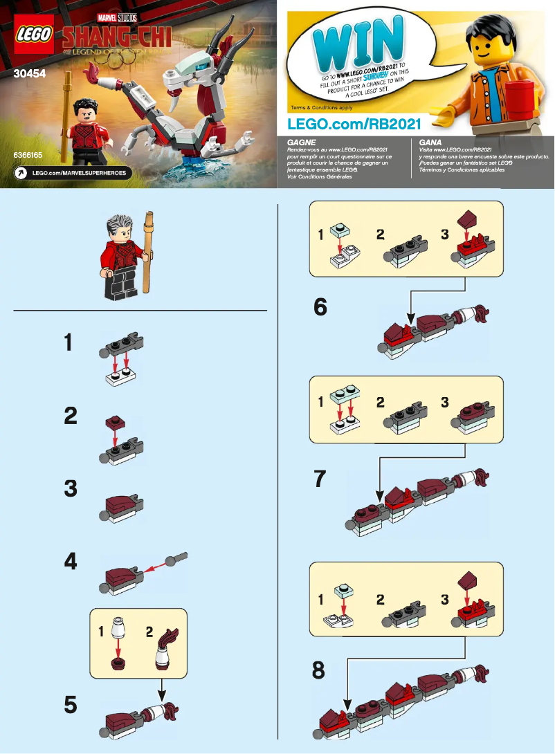 Page n°1 - Manuel utilisateur Lego Marvel Studios 30454