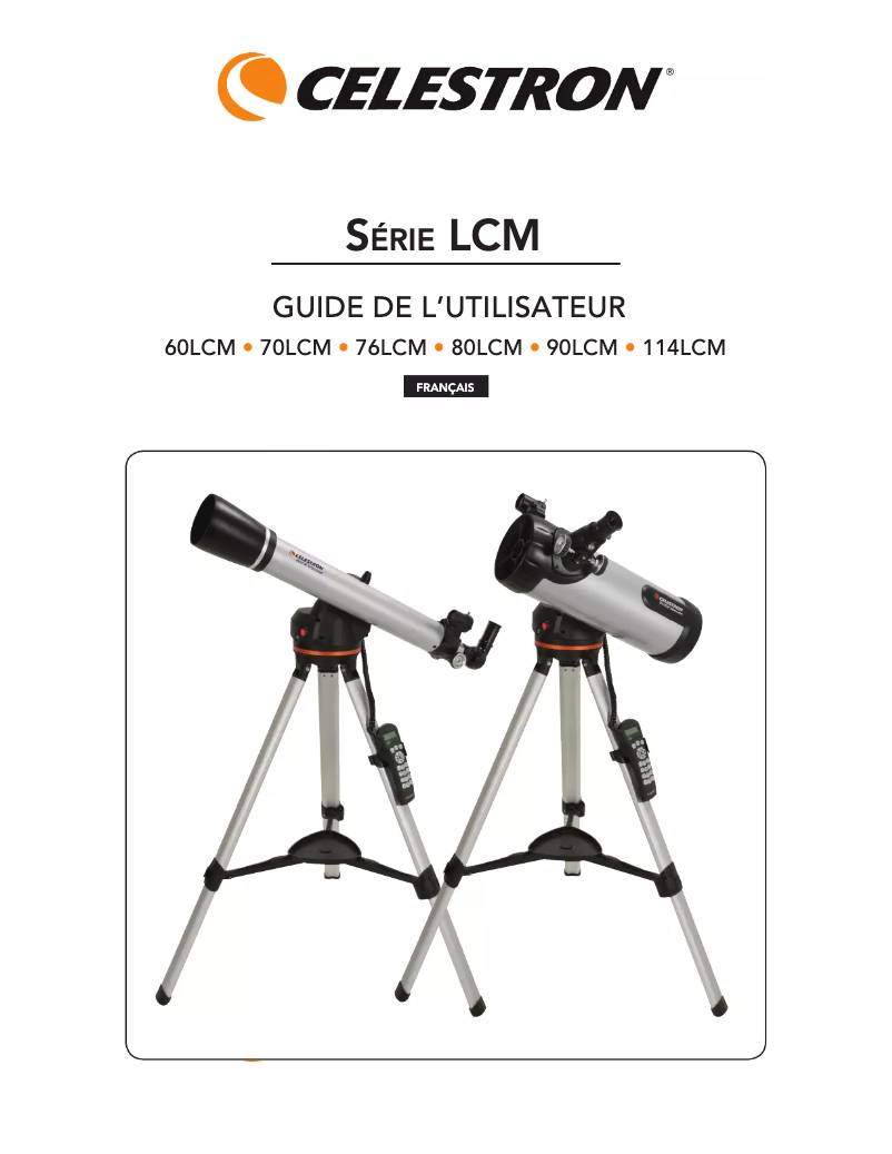 Page 1 de la notice Manuel utilisateur Celestron 60LCM