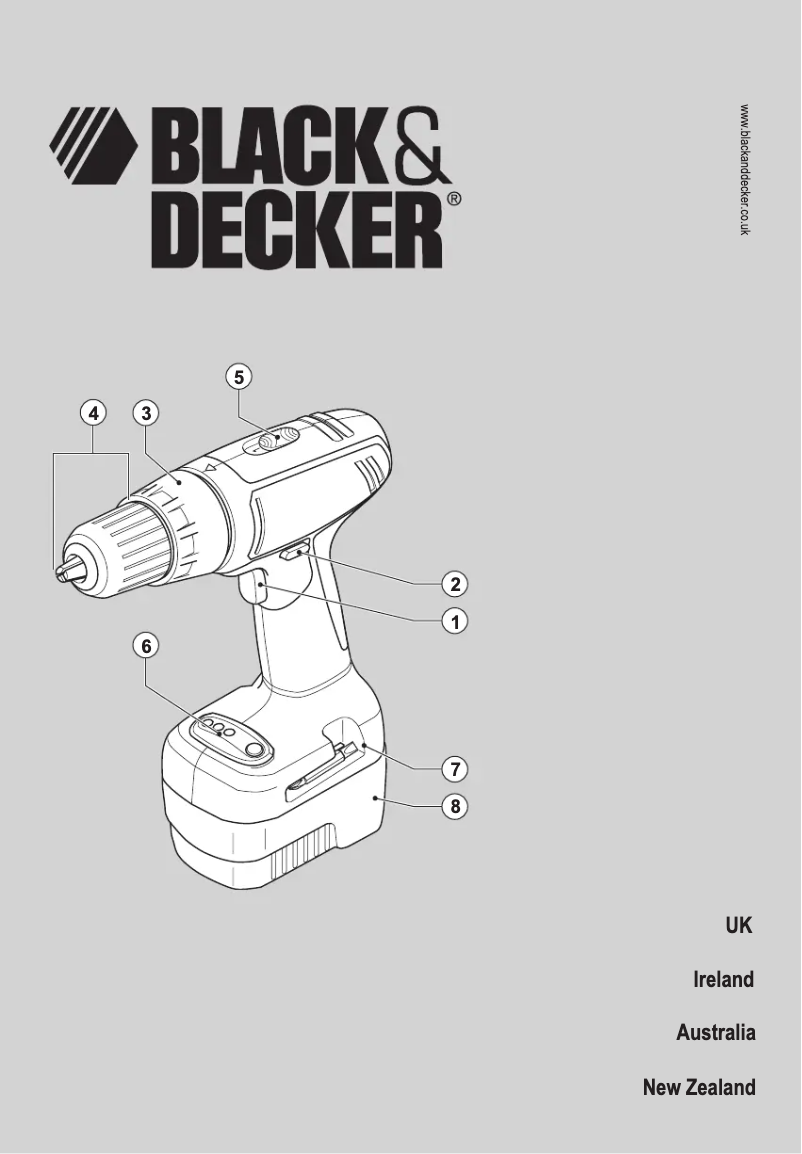 Page 1 de la notice Manuel utilisateur Black & Decker CP12