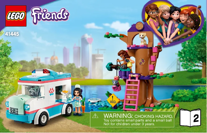 Page 1 of the manual User Manual Lego Friends 41445
