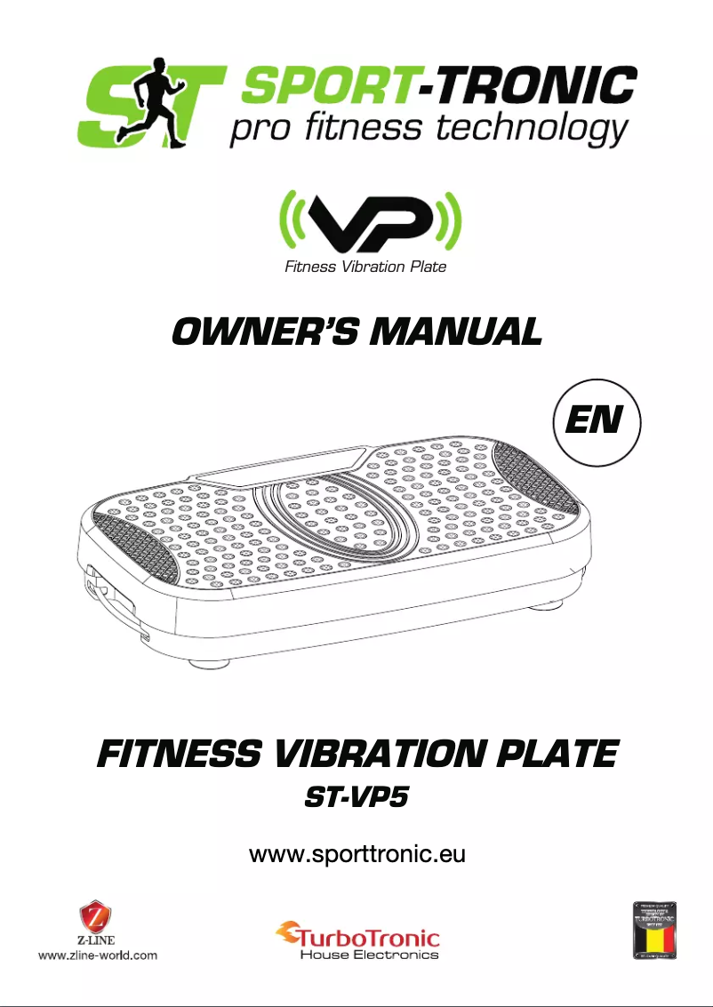 Page 1 de la notice Manuel utilisateur Sport-Tronic ST-VP5