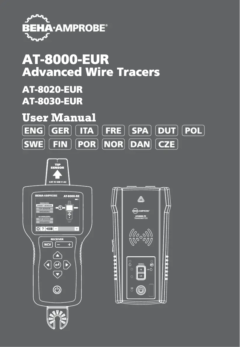Image de la première page du manuel de l'appareil AT-8030-EUR