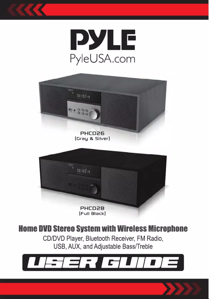 Image de la première page du manuel de l'appareil PYPHCD28