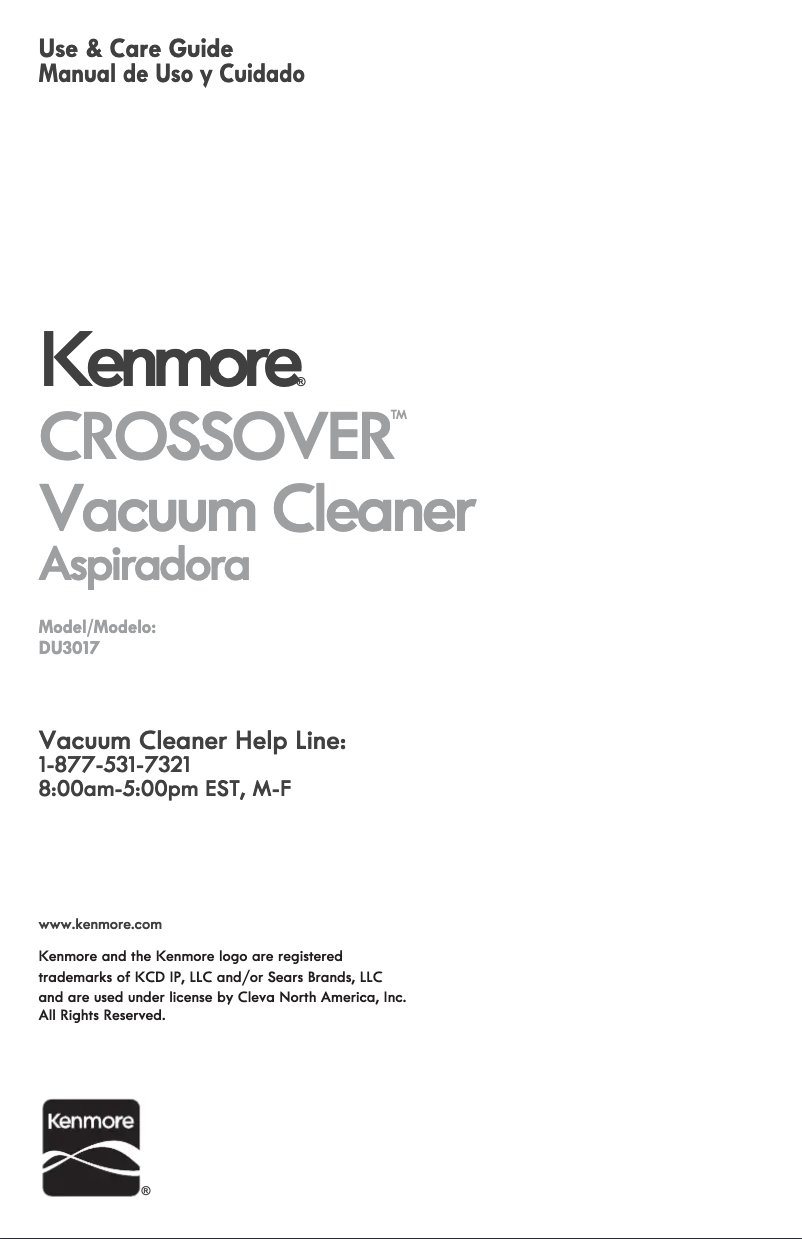 Image de la première page du manuel de l'appareil DU3017