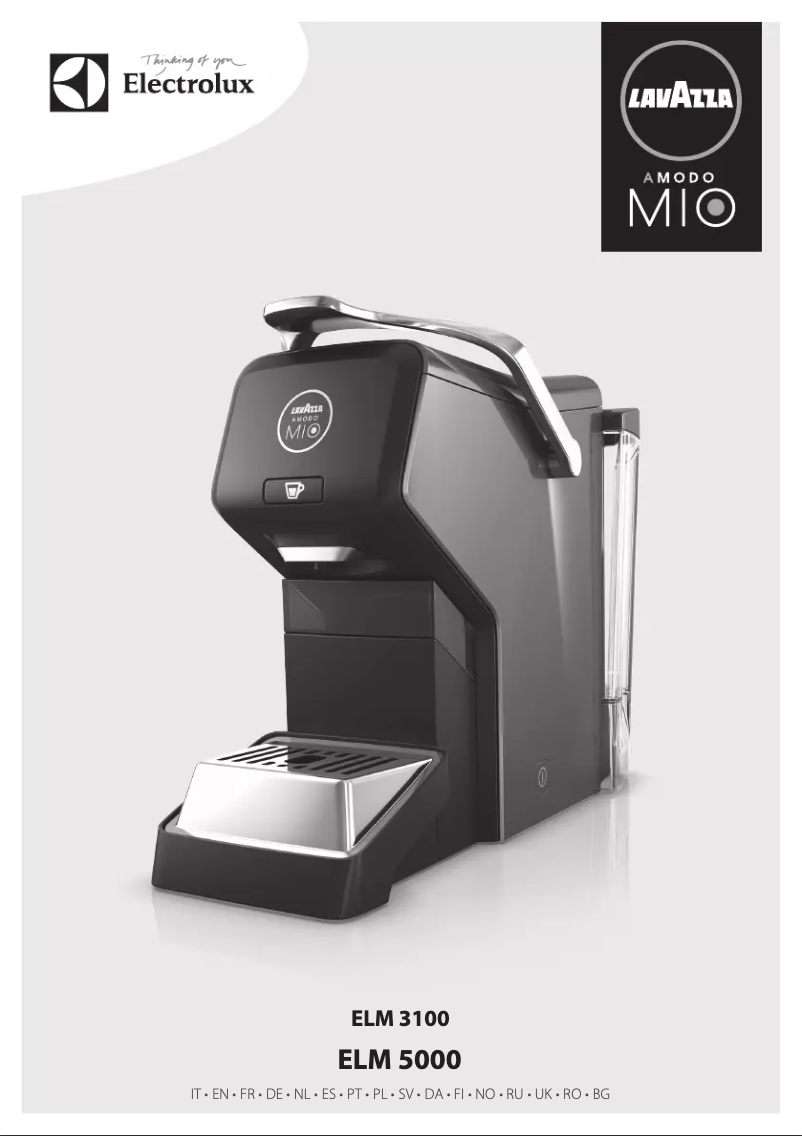 Page 1 de la notice Manuel utilisateur Lavazza A Modo Mio Espria LM 3100