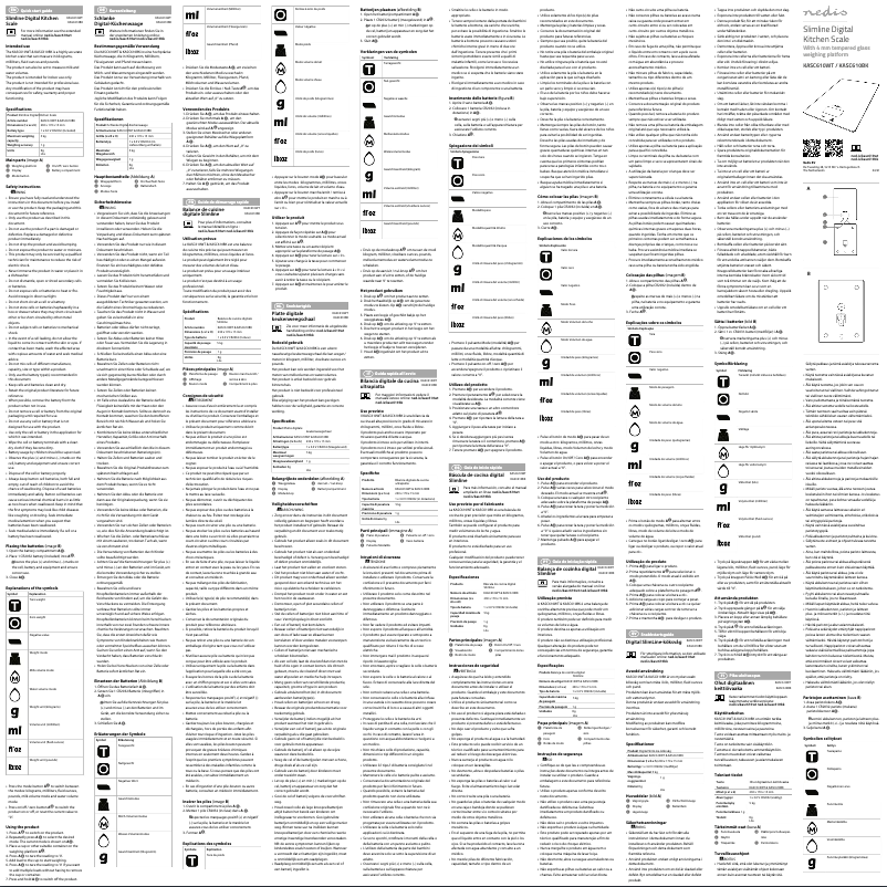 Page 1 de la notice Manuel utilisateur Nedis KASC610BK