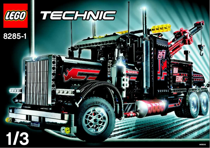 Page 1 de la notice Manuel utilisateur Lego Technic 8285-1
