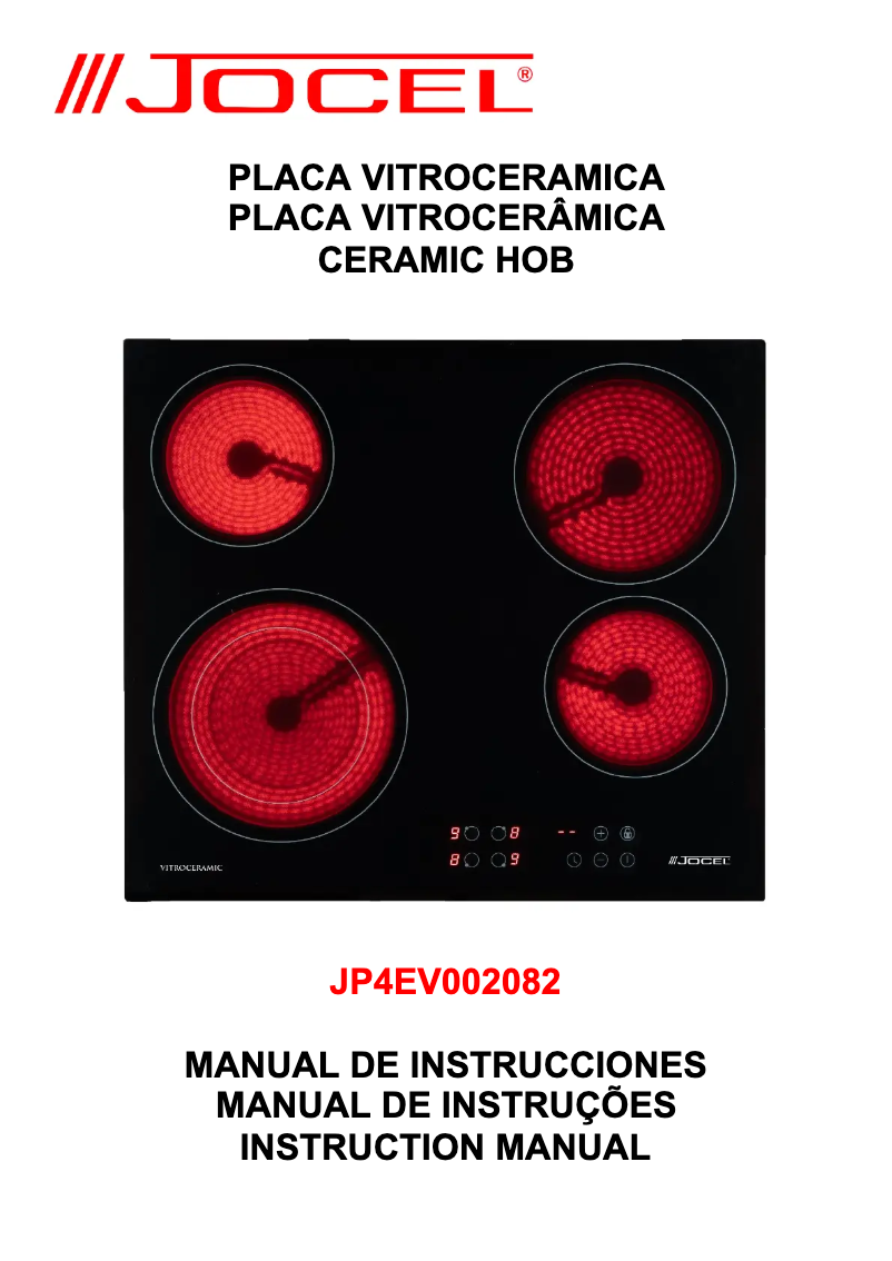Page n°1 - Manuel utilisateur Jocel JP4EV002082