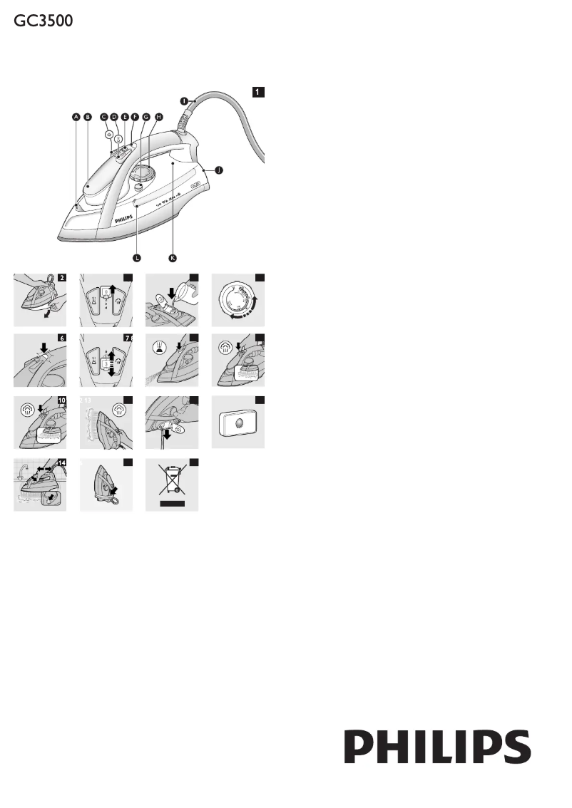 Image de la première page du manuel de l'appareil 3500 series GC3588