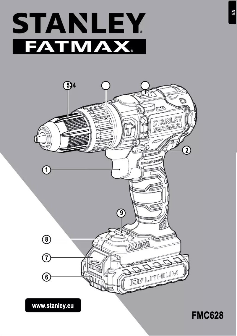 Página 1 del manual Manual de usuario Stanley FMC628