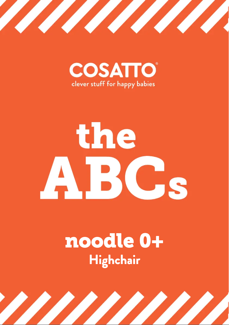 Page 1 de la notice Manuel utilisateur Cosatto Noodle 0+