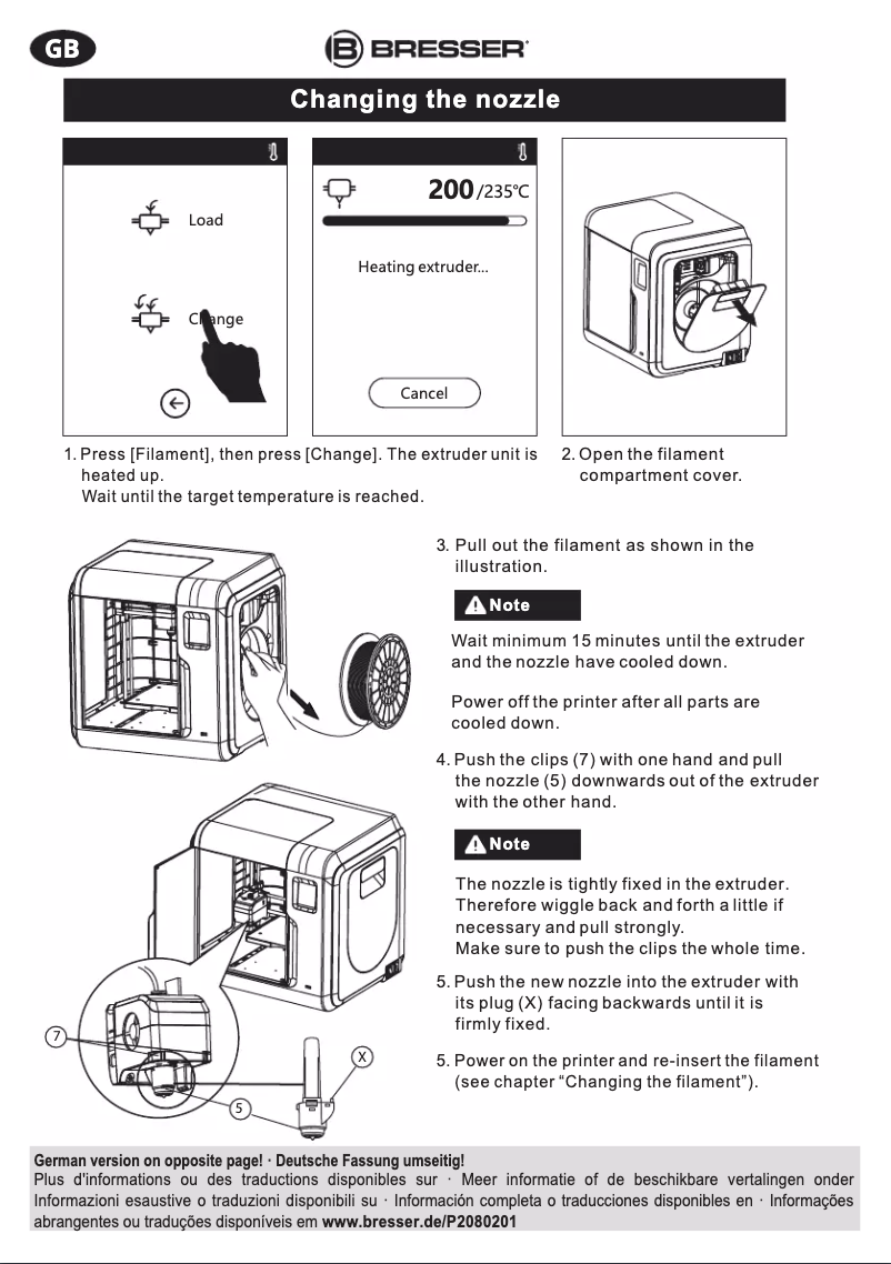 Page 1 de la notice Manuel utilisateur Bresser 2080201