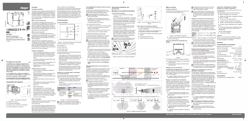Page n°1 - Manuel utilisateur Hager WST502T