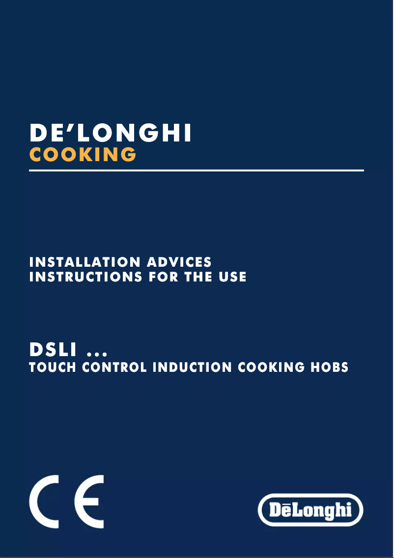 Page 1 de la notice Manuel utilisateur DeLonghi SLI 754