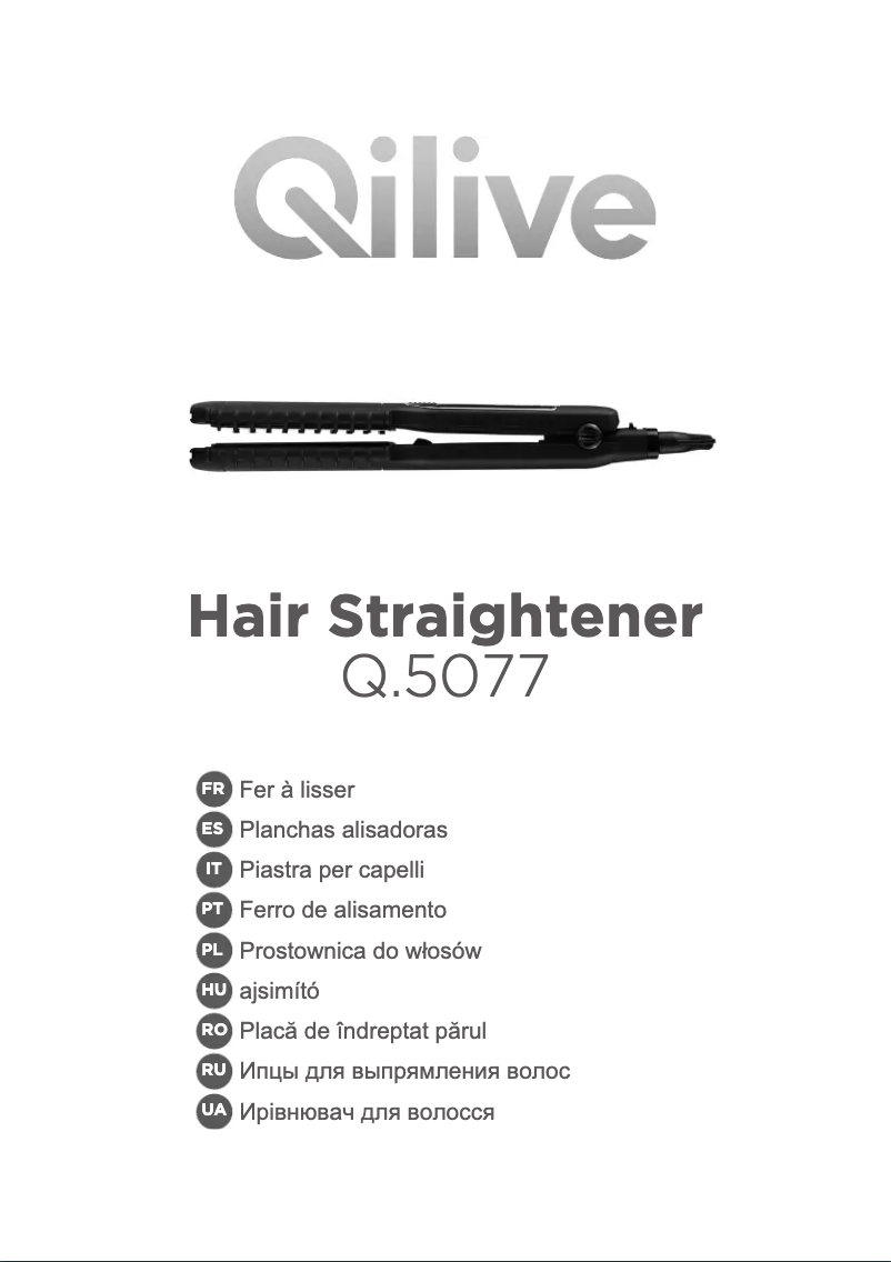Page n°1 - Manuel utilisateur Qilive Q.5077