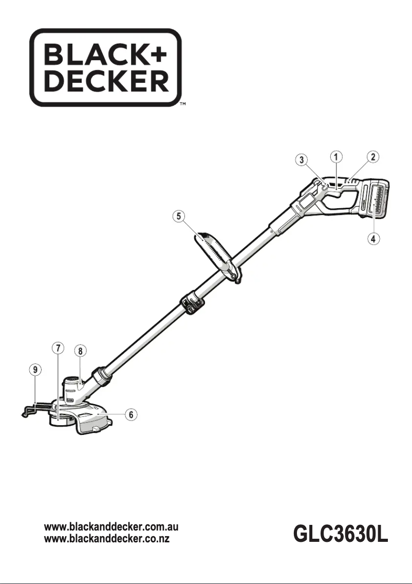 Page n°1 - Manuel utilisateur Black & Decker GLC3630L